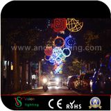 Outdoor LED Christmas Decorations Motifs Cross Street Lights