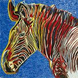 Animal Pattern Art Design Glass Mosaic by Hand-Cut (CFD131)
