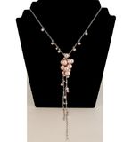 Classic Glass Bead Long Necklace N708