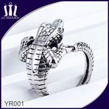 316L Titanium Steel Gecko Mens Ring