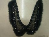 Fashion Detachable Rhinestone Pearls Collar Clothes Appliques Beads Dress Accessories