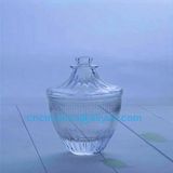 Shaped Perfume Glass Bottle with Relief Printing