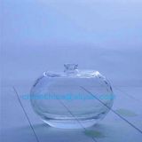 Round Perfume Glass Bottle with Relief Printing 100ml