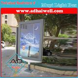 Street Stainless Steel Mupi Light Box with Spde Scrolling System
