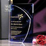 2018 Wholesale Acrylic Crystal Trophy for Business Souvenir