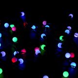50PCS Bubble Ball Powered LED Christmas String Light Colorful Waterproof Lamp for Holiday Festival Party Wedding Garden Decoration
