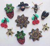 3D Beaded Crystal Rhinestone Applique