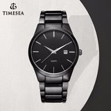 Wholesale Waterproof Own Logo Custom Designer Watch Black Watch 72032