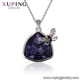 Necklace-00471 Xuping Rhinestones Pendant Chandelier Chain Crystal Chain