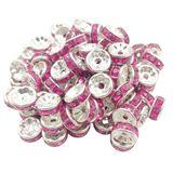 Rhinestone Rondlle Spacers Wholesale Jewelry Findings