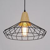 North Europe Lighting Chandelier Pendant Lamp with Wood Color