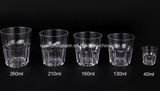 OEM Acrylic Juice Beer Brandy Whisky Cup
