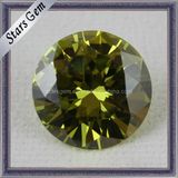 Brriliant Excellent Machine Cut Olive Cubic Zirconia