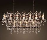 Rococo Style Crystal Chandelier Lamp (WHG-649)