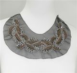 Newest Fashion Crystal Metal Cloth Collar Trimming (HMC063)