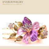 Korean Hair Claw Clip with Rhinestone Crystal