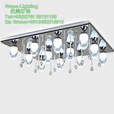 Have Stock Modern Crystal LED Ceiling Lamp (GX-2206-12)