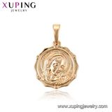33571 Fashion 18K Gold Skeleton Jewelry Necklace Pendant in Heart Shaped