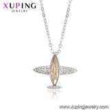 44072 Xuping Airplane Fake Diamond Necklace Crystals From Swarovski