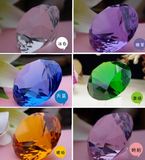 40mm Purple Decoration Crystal Diamond Paperweight