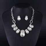 2015 Grace Style Crystal Rhinestone Jewellry Necklace Set for Women