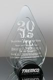 Aqua Glass Employee Years of Service Award (#1842, #1843, #1844, #1845)