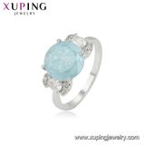15387 Xuping Fashionsea Star Shaped Ring with Rhodium Plated