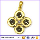 Big Deep Blue Crystal Rhinestones Cross Necklace Pendant 16925