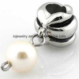 Wholesale Custom Jewelry Stainless Steel Pearl Charms