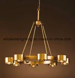 Metallic Clinder Chandelier with Crystal (WHG-707)