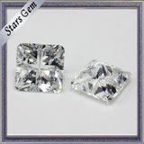 White Cross Bottom Special Cut Cubic Zirconia