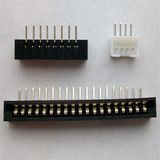 White/Black SMT 4p 8p 19p FPC Connector