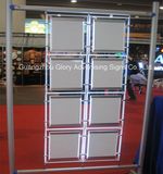 Double Sided Hanging Crystal Light Box for Real Estate Advertising