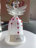 Handing Glass Angel Bell Ornaments