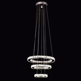 Round Ring Crystal Pendant Lighting