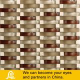 Wave Shape Crystal Glass Mosaic Mix Stone for Wall (S11)