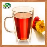 Handmade Double Wall Glass Mug for Coffee or Tea