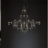 Creative Personality Tree Shape Crystal Iron Chandelier for Restaurant Decoration