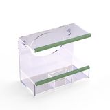 Crystal Clear Acrylic Window Bird Feeder Clear Window