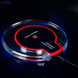Qi Standard 5V 1A Crystal UFO Wireless Charging Transmitter K9