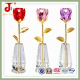 Crystal Decoration Flower with Vase (JD-CF-105)