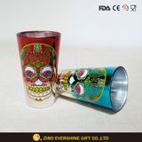 16oz Drinking Electroplated Pint Glasses with Pint Glass Boxes