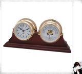 Wooden Stand Base of Clock and Barometer