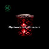Color Double Wall Glass Candle Votive by SGS (8*7.5*10)