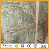 Natural Tropical Rain Forest Green Stone Marble Slabs for Countertops, Tiles