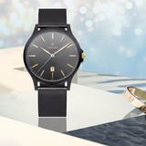 High Quality Wrist Watch Men Stainless Steel Mesh Band Watch72116