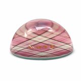 Wholesale Dome Silver Words Glass Photo Paperweight Hx-8389