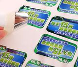 PE Material Custom Personalized Adhesive Vinyl Sticker Printing