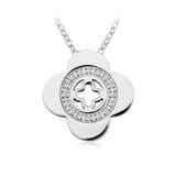 Gemstone Pendant Beautiful Stainless Steel Crystal Stones Jewelry