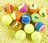 Lovely Squeaky Colorful Pet Tennis Ball